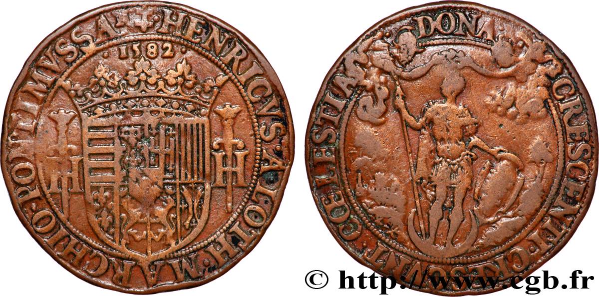 LORRAINE - DUCHÉ DE LORRAINE - HENRI II HENRI II DE LORRAINE TTB/TB+