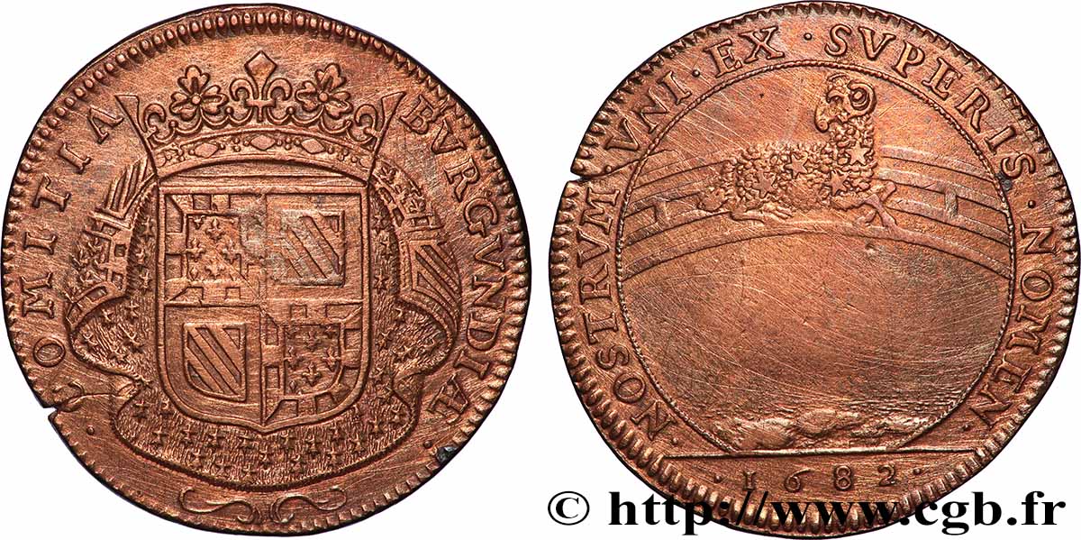 BOURGOGNE (ÉTATS DE ...) Naissance du petit-fils de Louis XIV BB