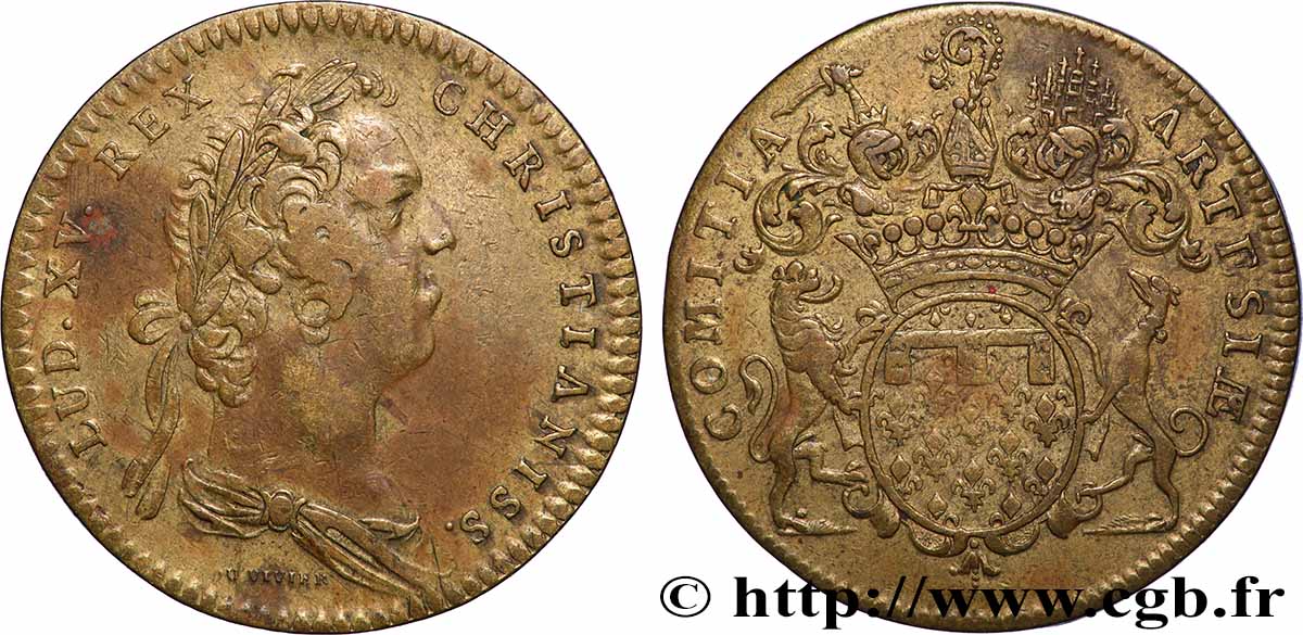 ARTOIS (ÉTATS D ...) Émission de 1724 XF