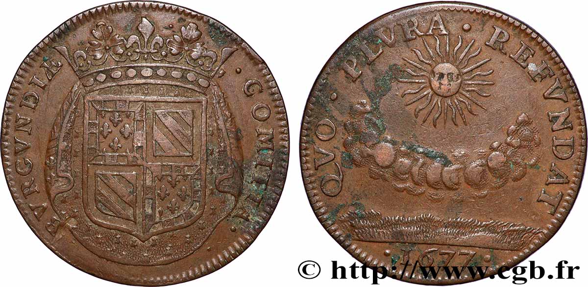 BOURGOGNE (ÉTATS DE ...) Nouveaux efforts financiers aux États de 1677 XF