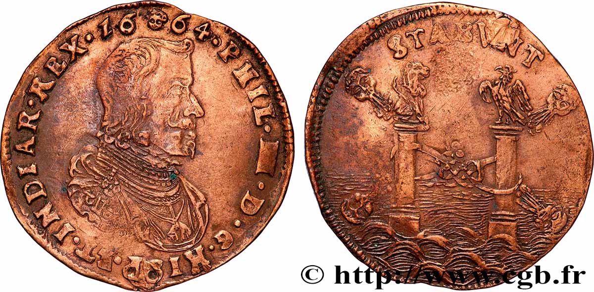 PAYS-BAS ESPAGNOLS - COMTÉ DE FLANDRE - PHILIPPE IV q.SPL