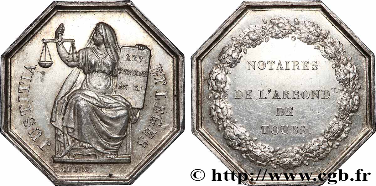 NOTAIRES DU XIXe SIECLE Notaires de Tours EBC