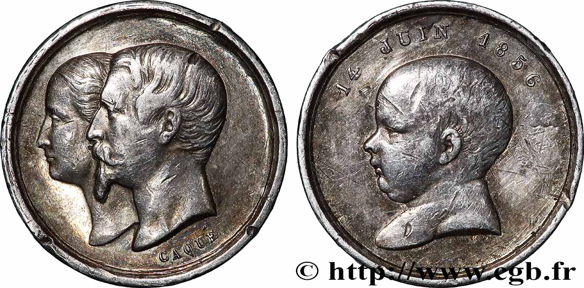 NAPOLÉON IV Quinaire de la Naissance TTB