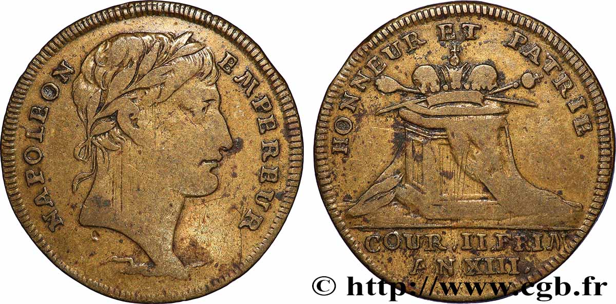 PREMIER EMPIRE. Napoléon Empereur Le couronnement TB+