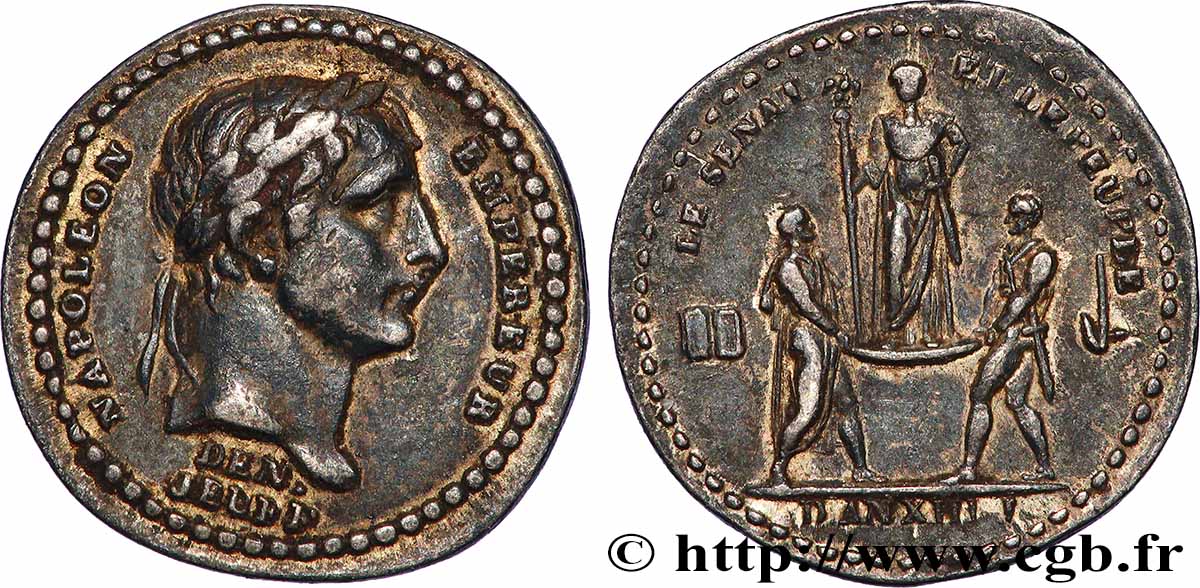 PREMIER EMPIRE Quinaire du sacre de l Empereur TTB