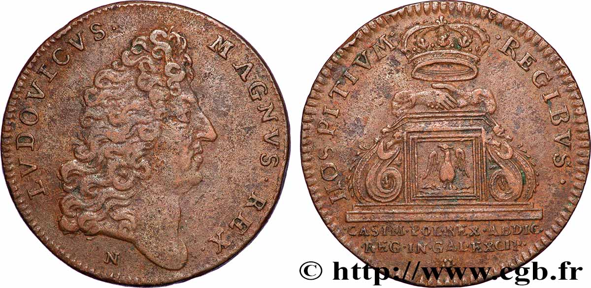 LOUIS XIV LE GRAND ou LE ROI SOLEIL Ville de Nevers XF