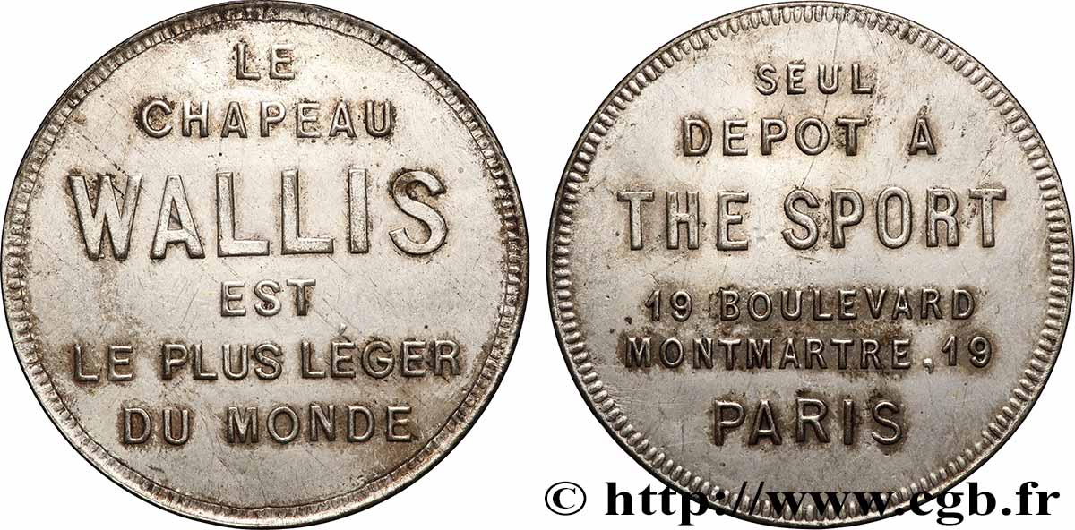 ADVERTISING TOKENS Chapeau Wallis AU