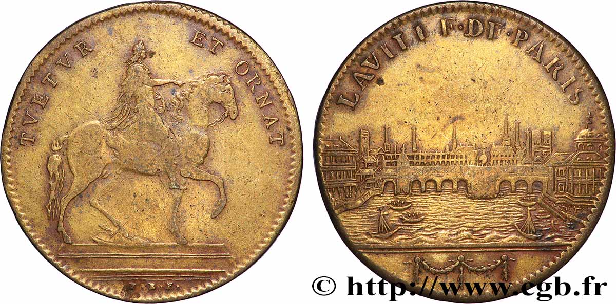 PARIS - LOCAL ADMINISTRATION Louis XIV VF/VF