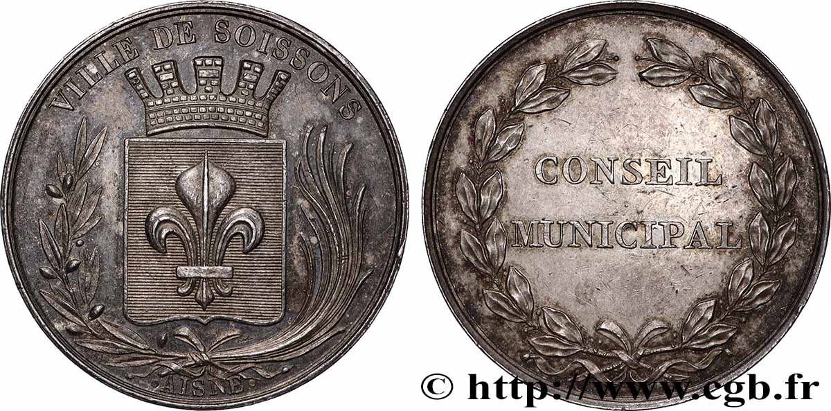 CONSEIL GÉNÉRAL, DÉPARTEMENTAL OU MUNICIPAL - CONSEILLERS Médaille, Conseil municipal AU
