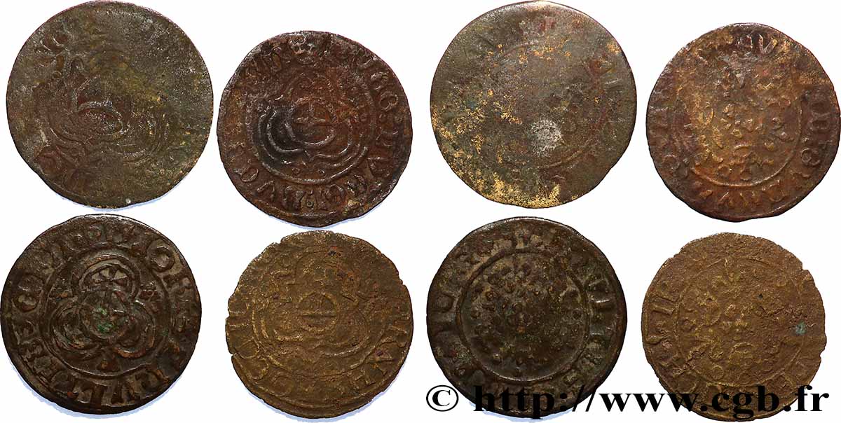 ROUYER - X. NUREMBERG JETONS AND TOKENS Lot de 4 jetons de compte VF