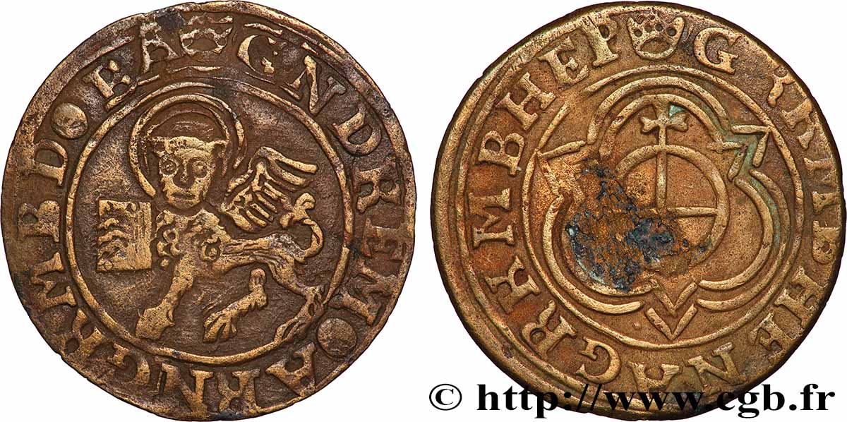 ROUYER - X.JETONS DE NUREMBERG Jeton de compte au lion de Saint-Marc SS