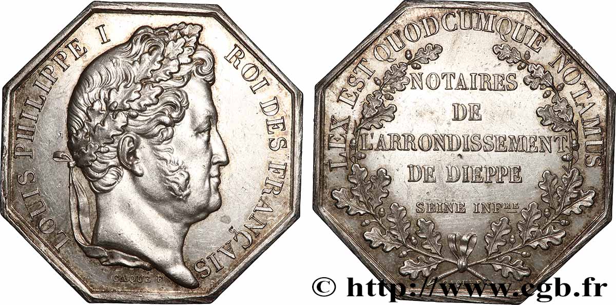 NOTAIRES DU XIXe SIECLE Notaires de Dieppe (Louis-Philippe) fVZ