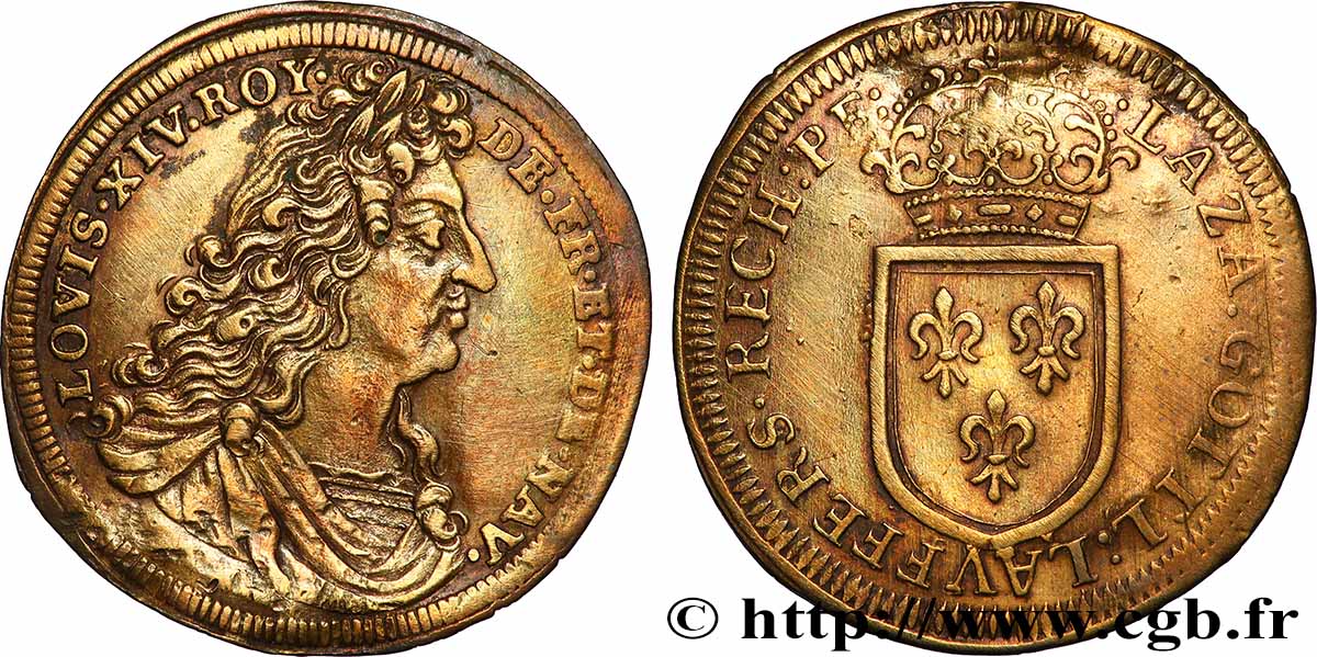 ROUYER - X. NUREMBERG JETONS AND TOKENS Lazare Gottlieb Lauffer, jeton de compte XF