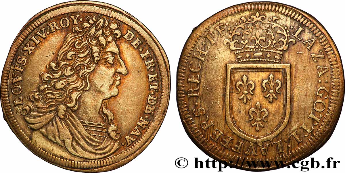 ROUYER - X. JETONS DE NUREMBERG Lazare Gottlieb Lauffer, jeton de compte TTB