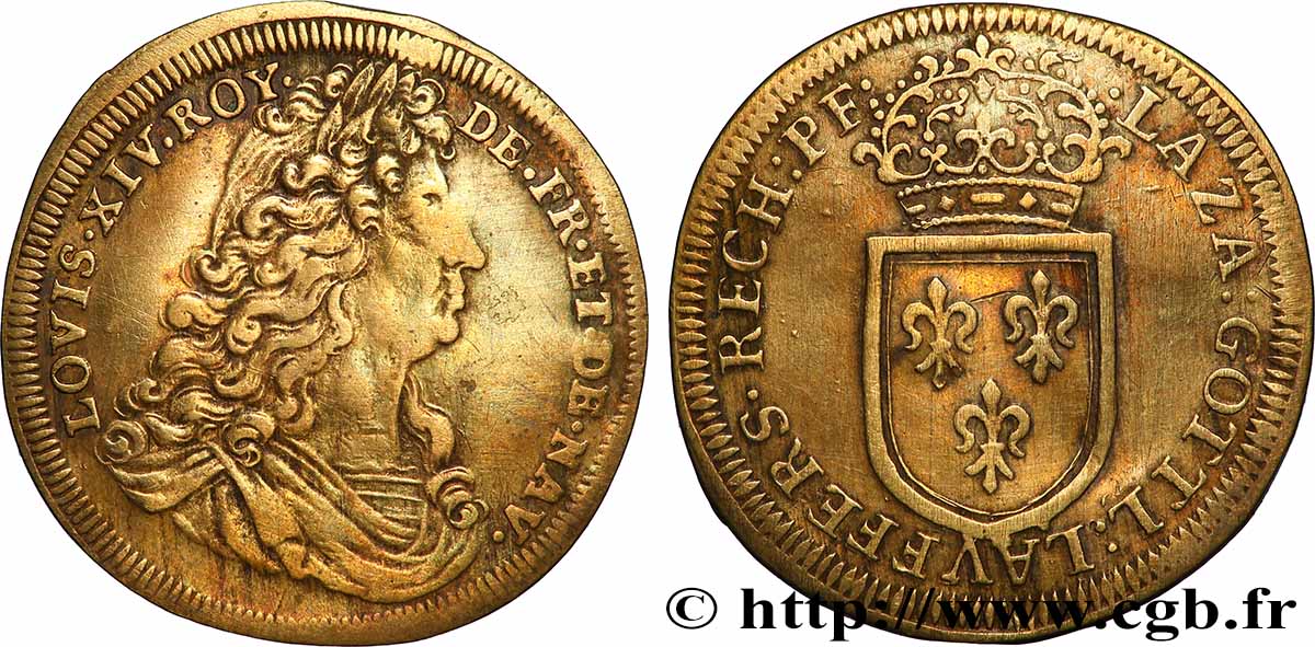 ROUYER - X. JETONS DE NUREMBERG Lazare Gottlieb Lauffer, jeton de compte TTB