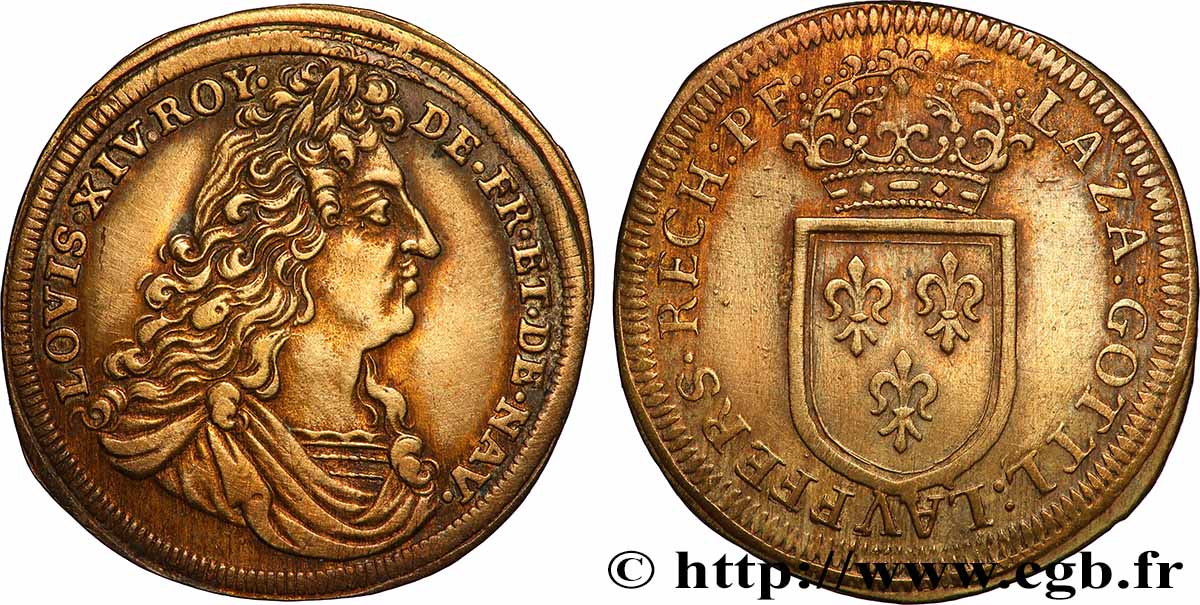 ROUYER - X. JETONS DE NUREMBERG Lazare Gottlieb Lauffer, jeton de compte TTB
