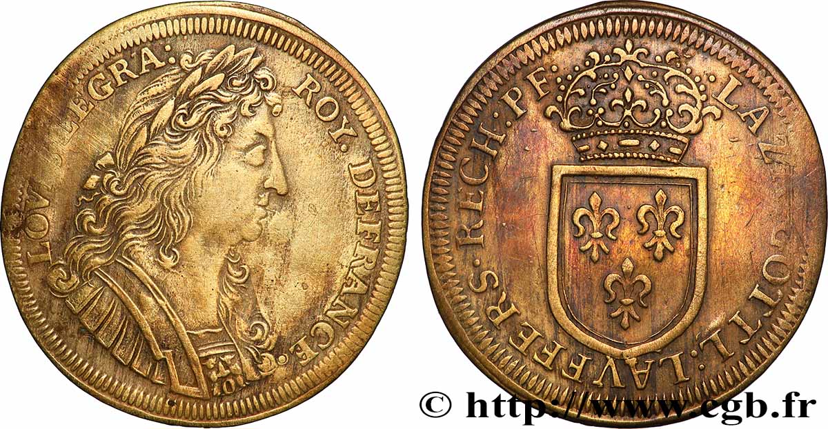 ROUYER - X.JETONS DE NUREMBERG Lazare Gottlieb Lauffer, jeton de compte BB