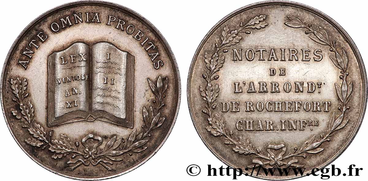 NOTAIRES DU XIXe SIECLE Notaires de Rochefort VZ