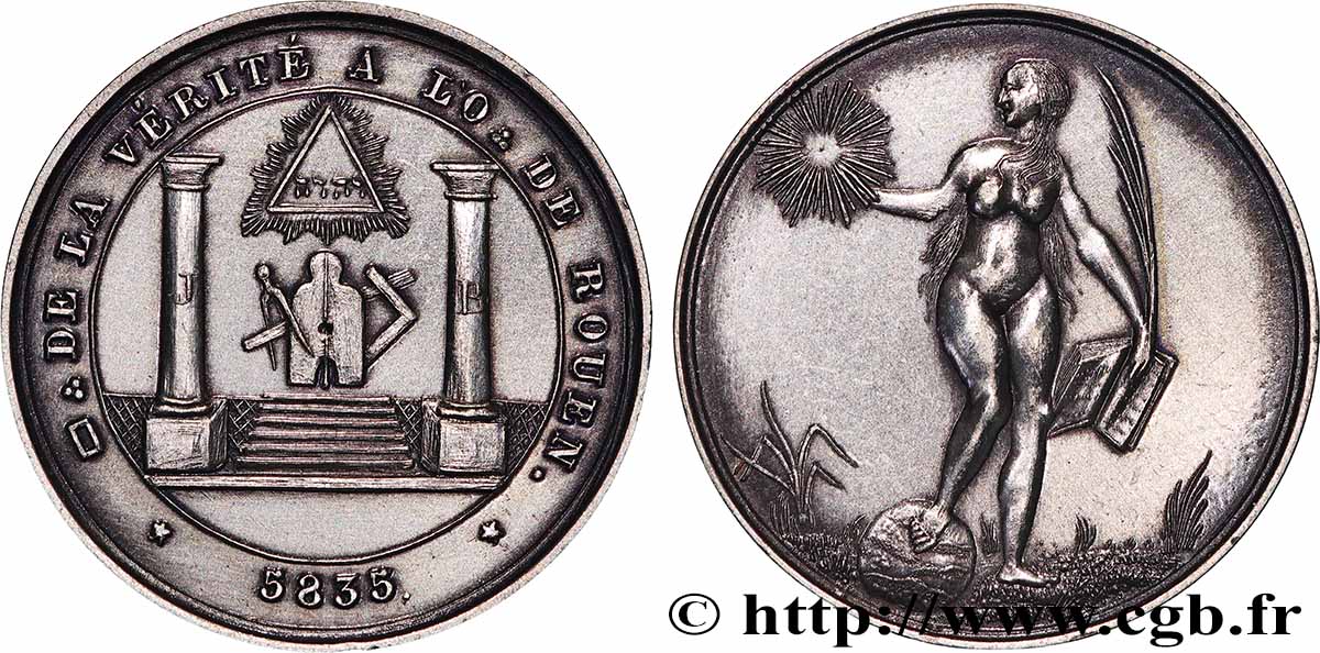 FRANC-MAÇONNERIE - PARIS ROUEN, LA PARFAITE EGALITE - REFRAPPE n°138 SPL