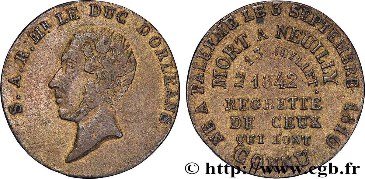 LOUIS-PHILIPPE I Ferdinand Philippe, Duc d Orléans XF