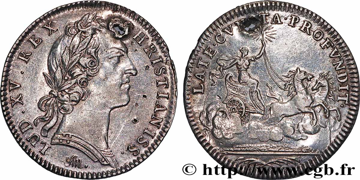 LOUIS XV DIT LE BIEN AIMÉ ÉMISSION DE 1754 TTB
