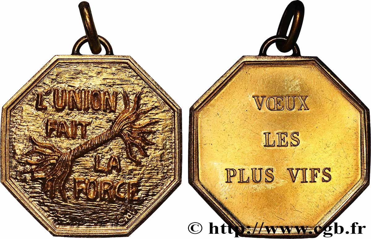 AMOUR ET MARIAGE Jeton de voeux SPL