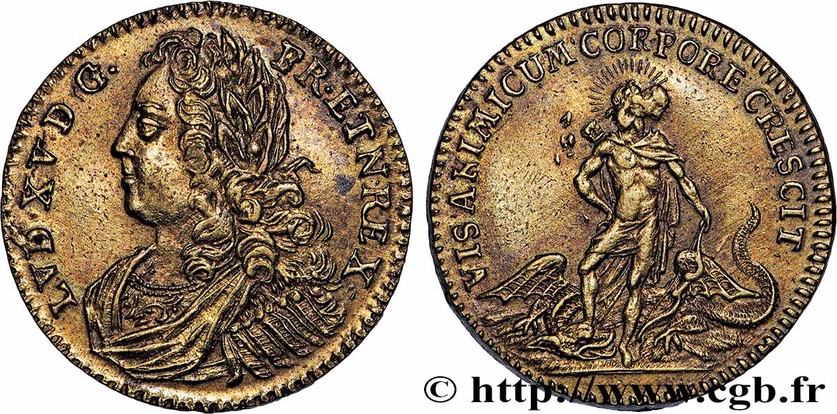 ROUYER - X. JETONS DE NUREMBERG LOUIS XV DIT LE BIEN AIMÉ TTB+