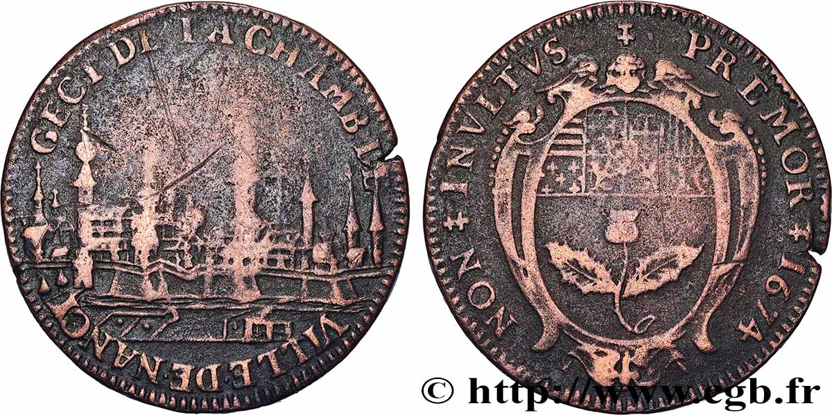 DUCHY OF LORRAINE - CHARLES IV Chambre de la ville de Nancy BC