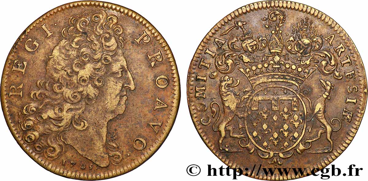 ARTOIS STATES OF...) Émission de 1705 XF