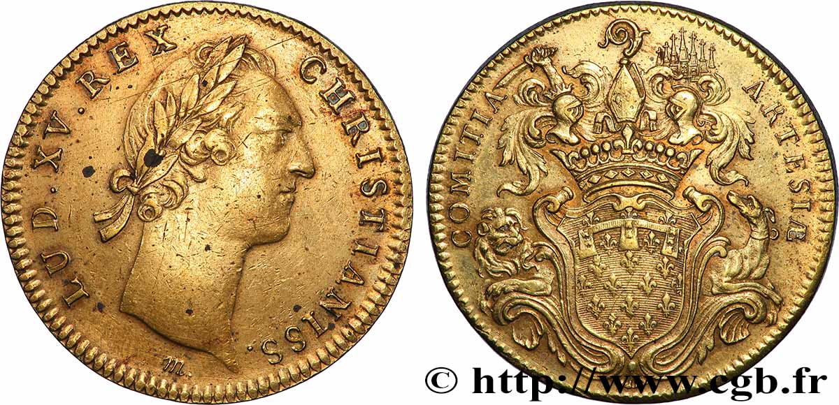 LOUIS XV THE BELOVED Les États d’Artois XF