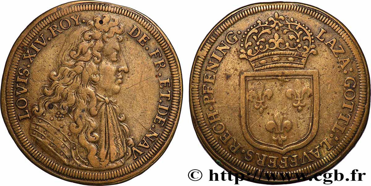 ROUYER - X.JETONS DE NUREMBERG Lazare Gottlieb Lauffer, jeton de compte fVZ