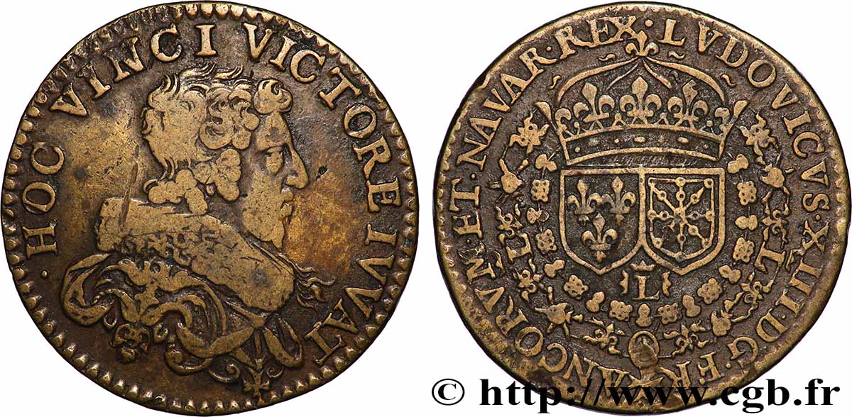 LUDWIG XIII DAS GERECHTE Jeton Cu 25 fSS