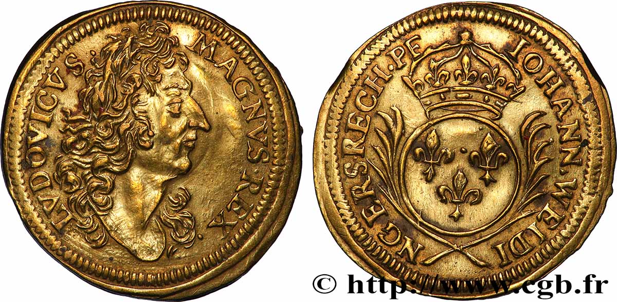 ROUYER - X.JETONS DE NUREMBERG Louis XIV SS