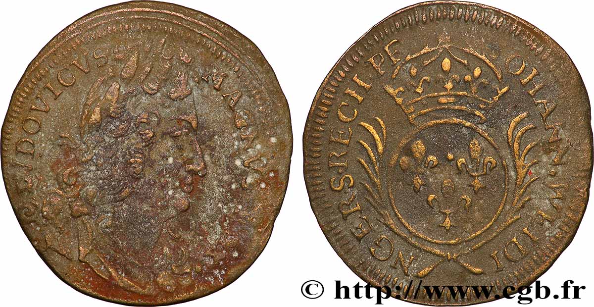 ROUYER - X.JETONS DE NUREMBERG Louis XIV SS