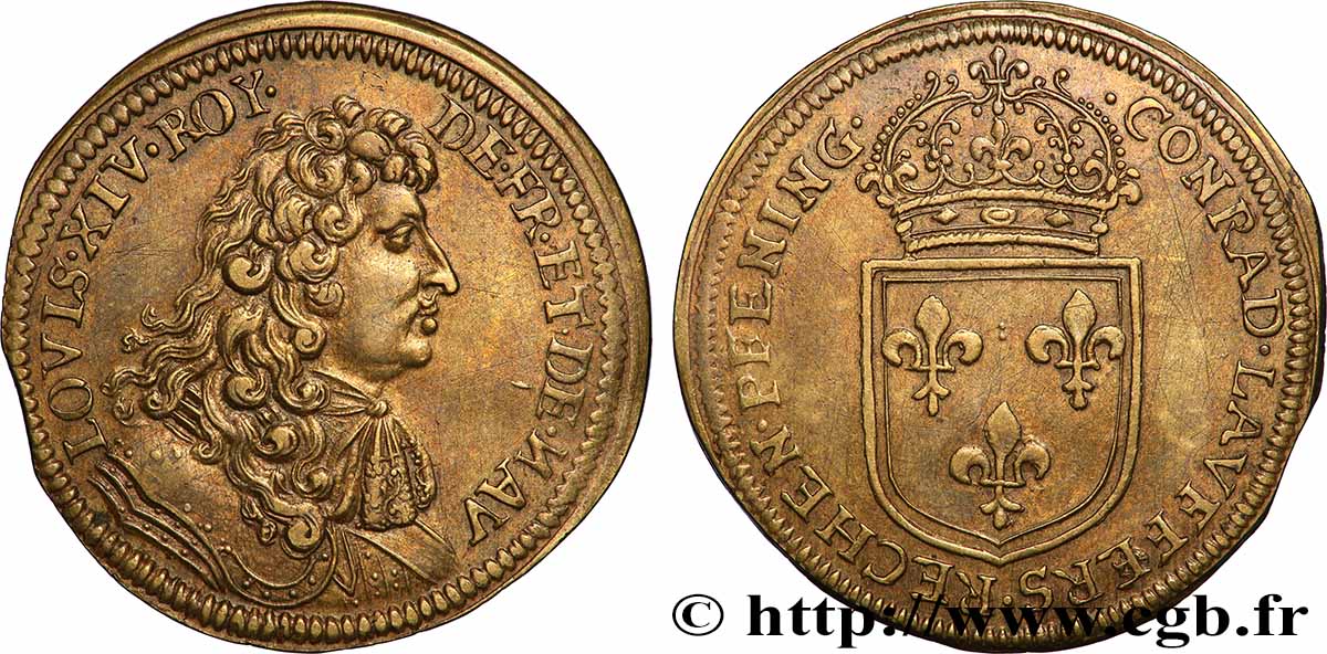 LOUIS XIV LE GRAND ou LE ROI SOLEIL Conrad Lauffer SS