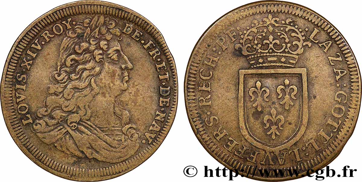 ROUYER - X.JETONS DE NUREMBERG Lazare Gottlieb Lauffer, jeton de compte q.BB