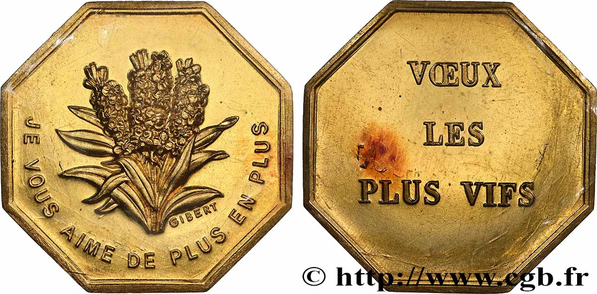 AMOUR ET MARIAGE Jeton de voeux MS