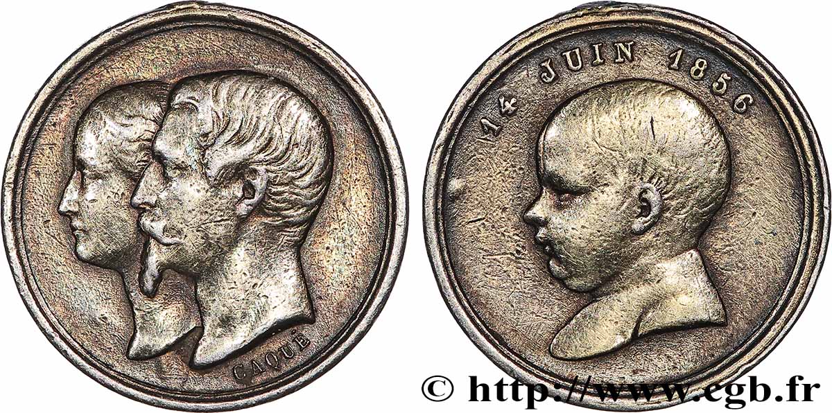 NAPOLÉON IV Quinaire de la Naissance SS