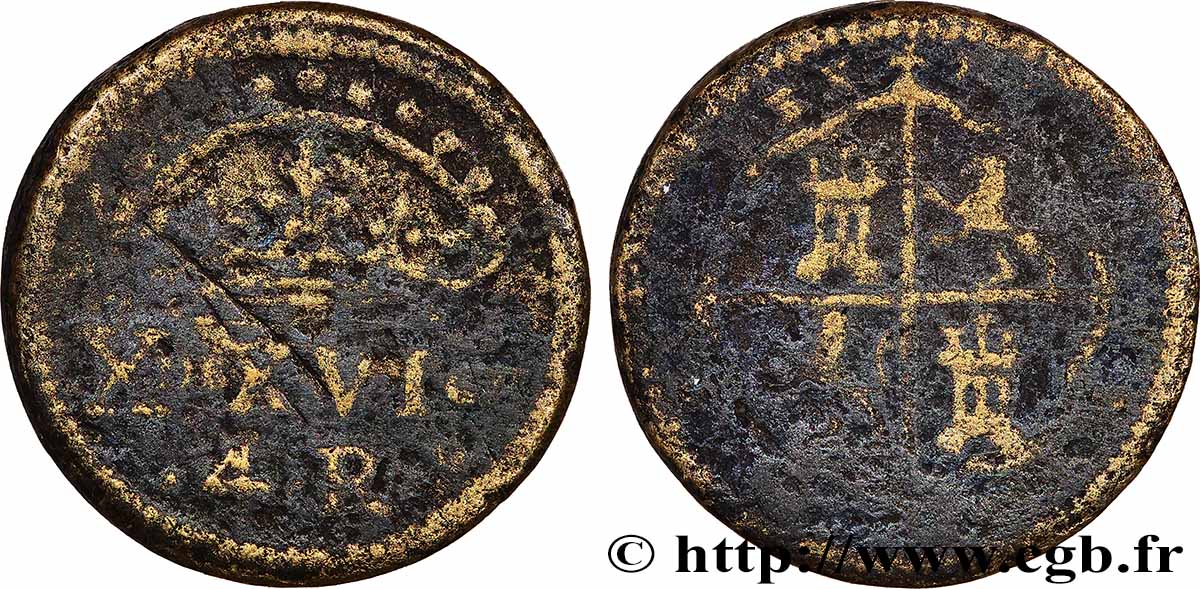 ESPAGNE (ROYAUME D ) - POIDS MONÉTAIRE Poids monétaire pour la 4 Reales fSS