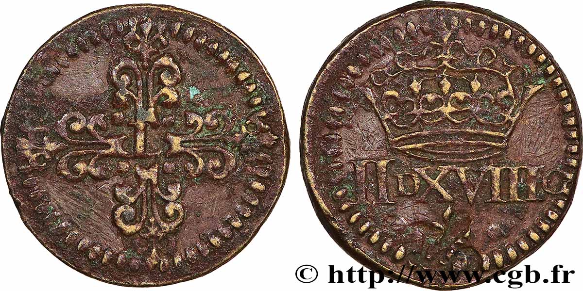 HENRI III à LOUIS XIV - POIDS MONÉTAIRE Poids monétaire pour le huitième d’écu SS