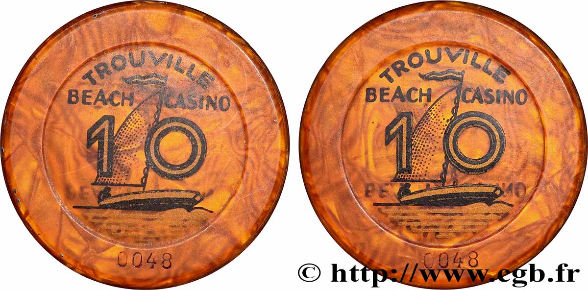 CASINOS ET JEUX Casino de Trouville, Beach Casino, 10 SS