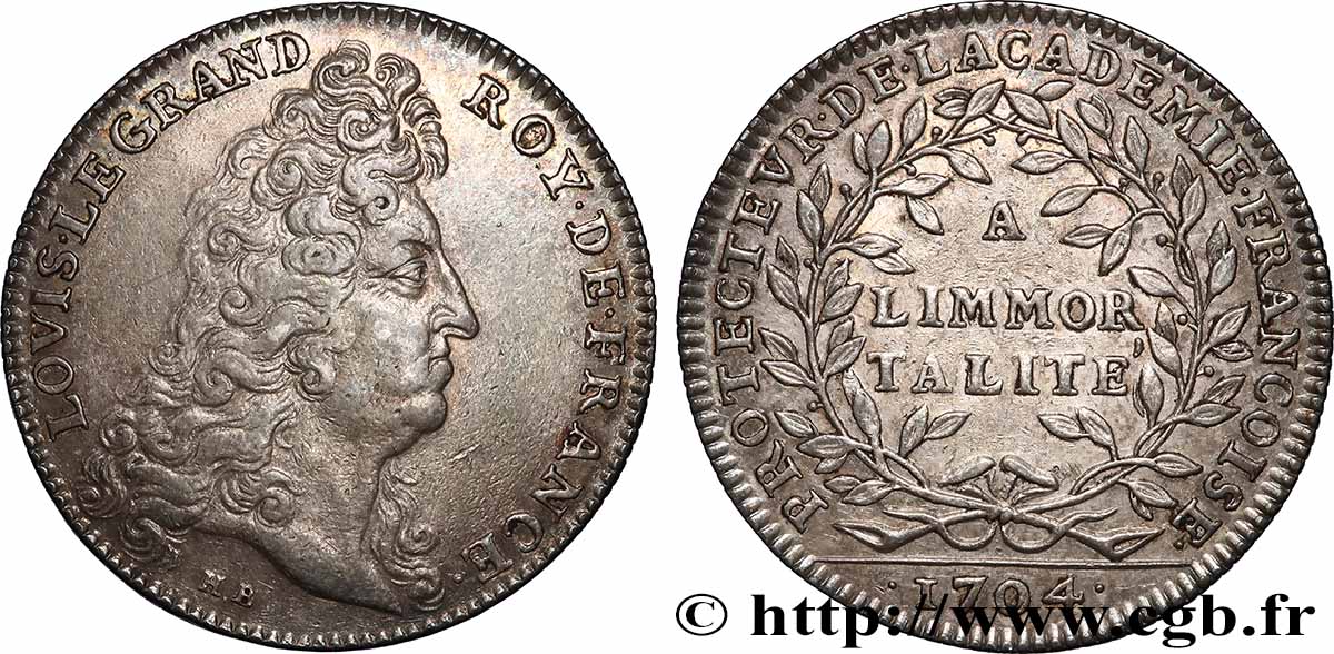 FRENCH ACADEMY Académie française, émission de 1704 q.SPL