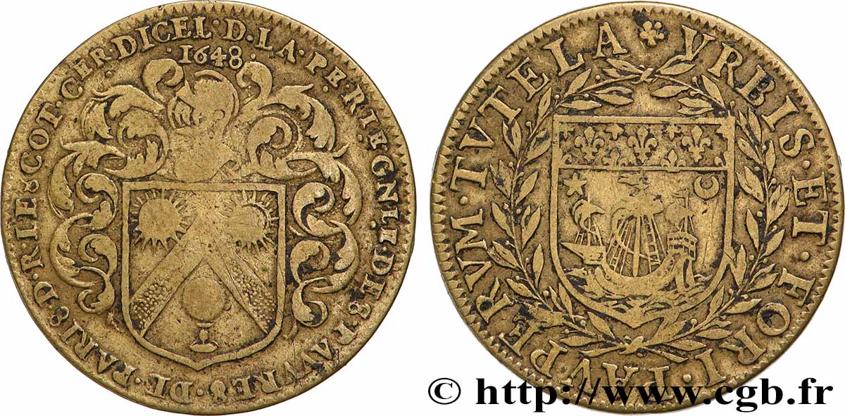 ILE DE FRANCE - TOWNS AND GENTRY R. Lescot, receveur général des pauvres de Paris XF