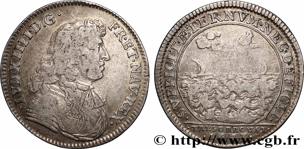 TRÉSOR ROYAL Trésor royal, émission de 1673 XF
