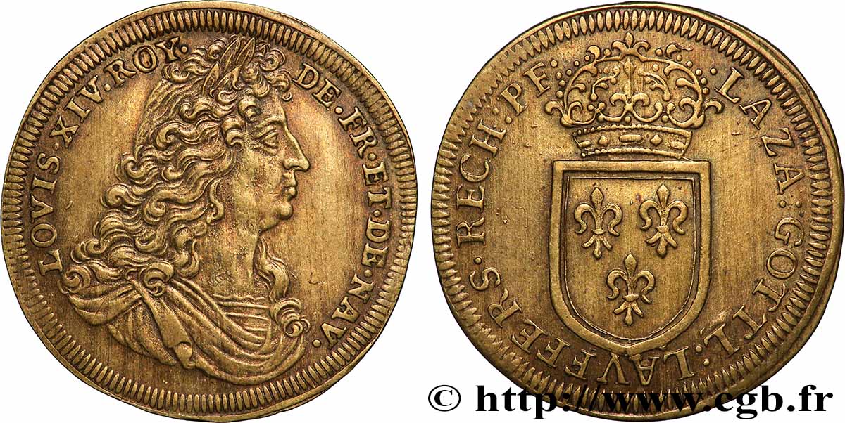 ROUYER - X. JETONS DE NUREMBERG Lazare Gottlieb Lauffer, jeton de compte TTB