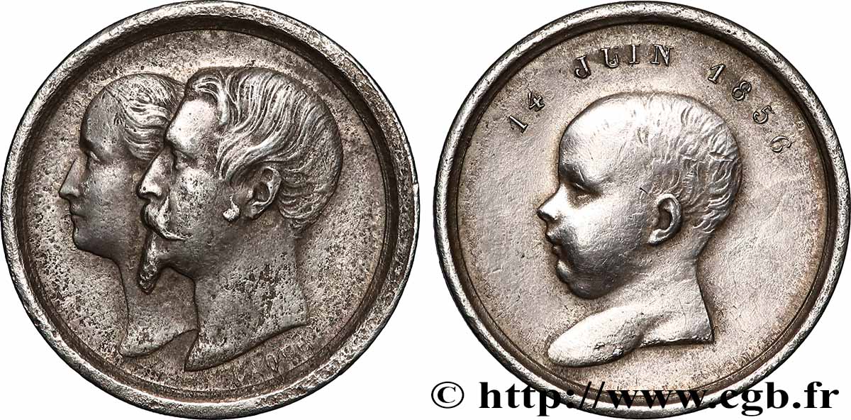 NAPOLÉON IV Quinaire de la Naissance TTB