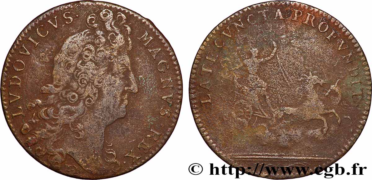 LOUIS XIV LE GRAND ou LE ROI SOLEIL Émission antérieure à 1700 S