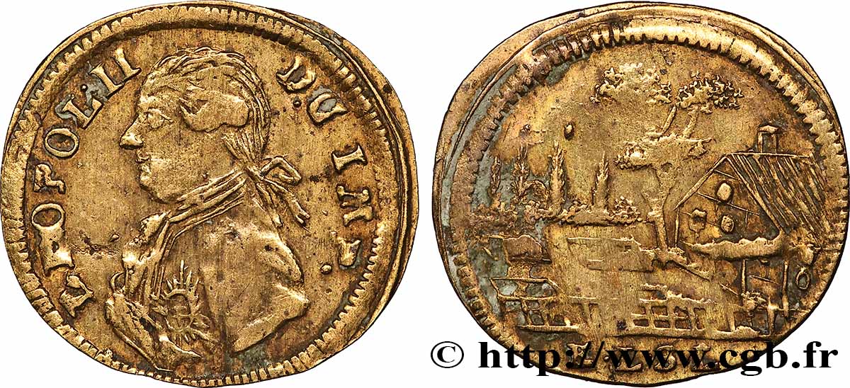 AUTRICHE - LEOPOLD II Jeton de compte fSS