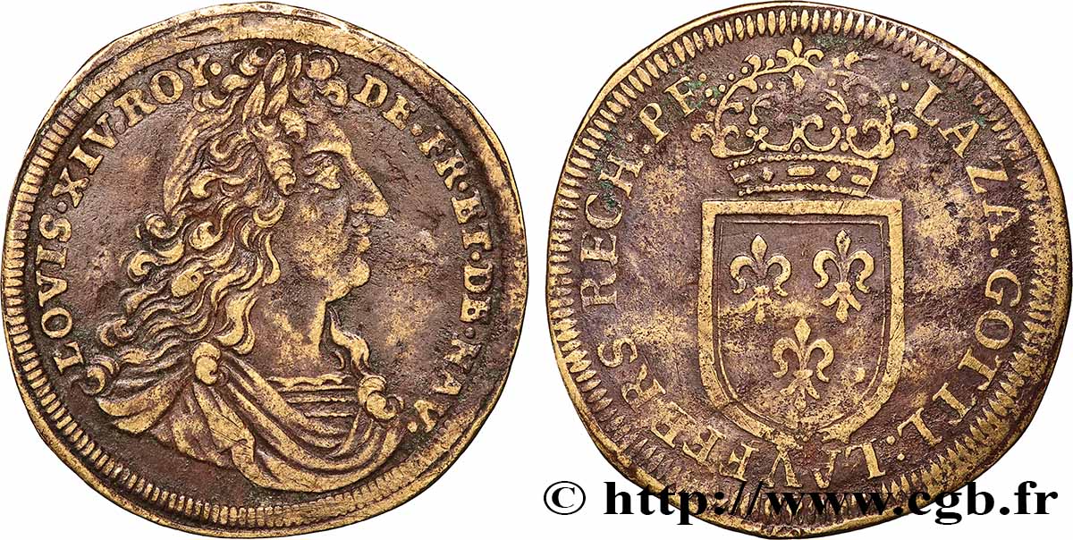 ROUYER - X. JETONS DE NUREMBERG Lazare Gottlieb Lauffer, jeton de compte XF