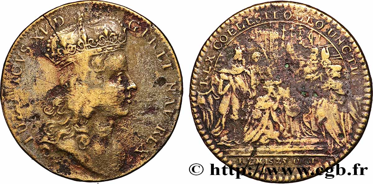 SACRE À REIMS Louis XV S